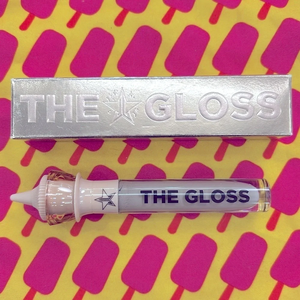 Brand New JEFFREE STAR THE GLOSS SILK ROPE Full Size Lip Gloss Pigmented Neutral